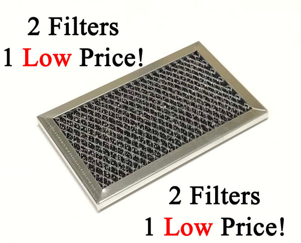 Save Money With An OEM Charcoal Filter 2 Pack - Measurements: 6-1/4 x 4 x 1/4 Inches