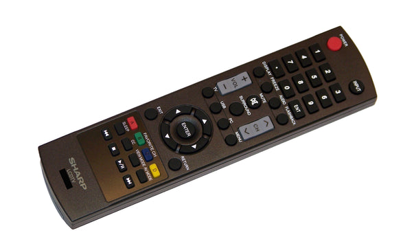 OEM Sharp Remote Control Originally Supplied With: LC40LE550U, LC-40LE550U, LC42D69, LC-42D69, LC42D69U, LC-42D69U