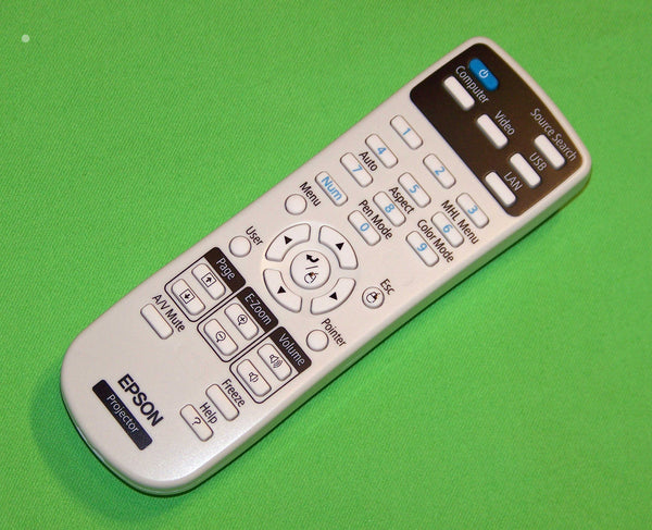 Genuine Epson Projector Remote Control Shipped With: BrightLink 575Wi, 585Wi, 595Wi