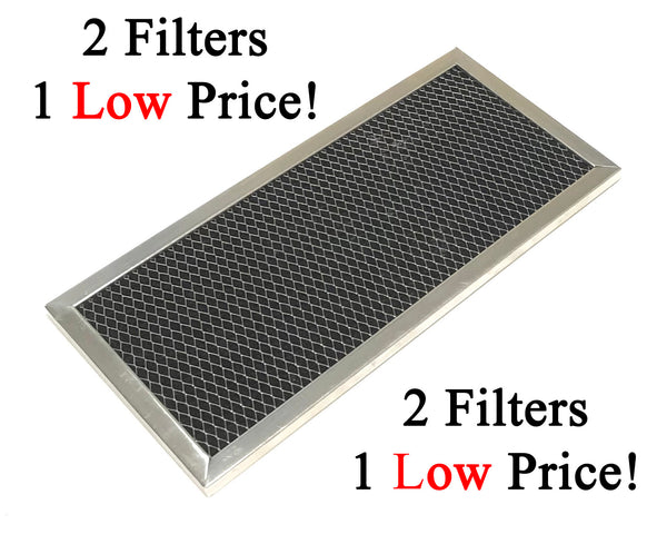 Save Money With An OEM Charcoal Filter 2 Pack - Measurements: 12-1/4 x 5-3/4 x 1/4 Inches