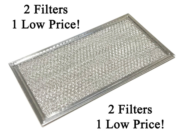 Save Money With An OEM Grease Filter 2 Pack - Measurements: 10-5/8 x 5-7/8 x 3/32 Inches