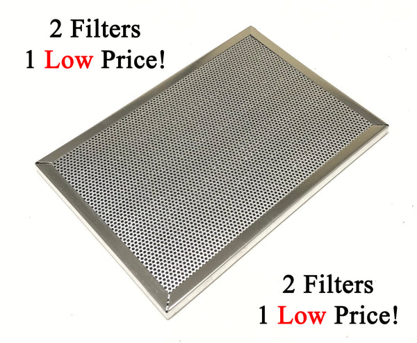 Save Money With An OEM Charcoal Filter 2 Pack - Measurements: 8-3/4 x 6-1/4 x 1/4 Inches