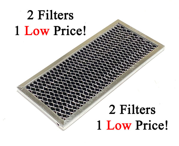 Save Money With An OEM Charcoal Filter 2 Pack - Measurements: 8-3/4 x 4 x 1/4 Inches