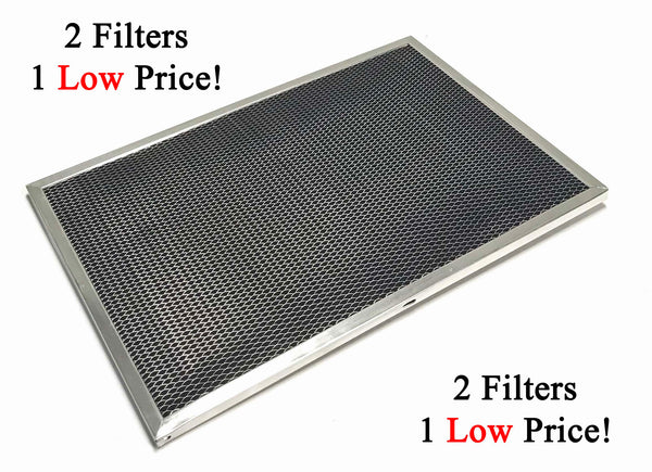 Save Money With An OEM Charcoal Filter 2 Pack - Measurements: 17-3/8 x 11-1/2 x 3/8 Inches