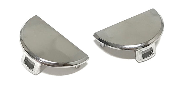 OEM Samsung Freezer Door Handle Cap Right Or Left Side - 2 Pack Originally Shipped With RF265BEAESG, RF265BEAESG/AA