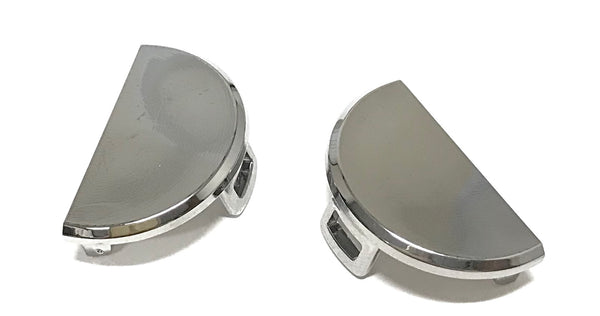 OEM Samsung Refrigerator Door Handle Cap Top Or Bottom - 2 Pack Originally Shipped With RF267HERS, RF267HERS/XAA