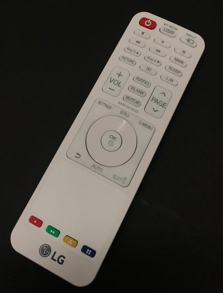 Genuine OEM LG Projector Remote Control Originally Shipped With PA70G