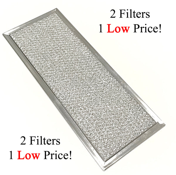 Save Money With An OEM Grease Filter 2 Pack - Measurements: 12-5/8 x 5 x 3/32 Inches