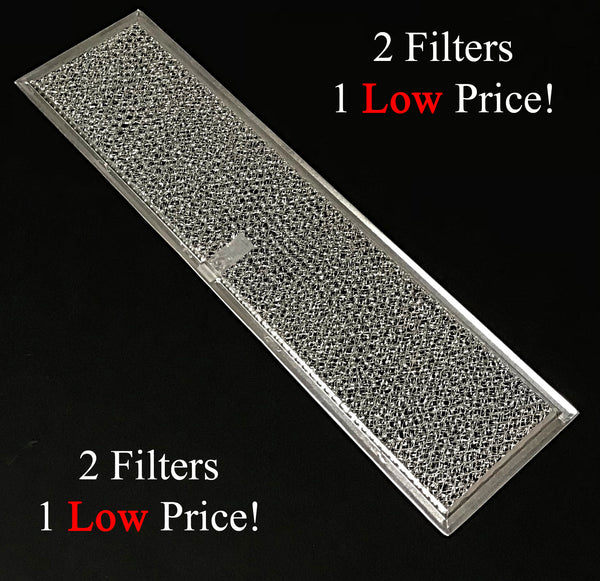 Save Money With An OEM Grease Filter 2 Pack - Measurements: 15 x 4 x 3/32 Inches