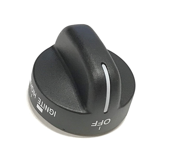 OEM Whirlpool Oven Range Black Burner Knob Originally Shipped With SF368LEPB2, SF368LEPB3, SF368LEPQ0, SF368LEPQ1