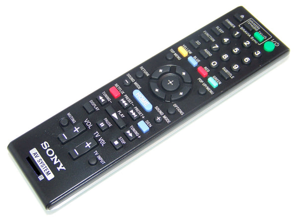 OEM Sony Remote Control Originally Shipped With: BDVT39, BDV-T39, BDVT79, BDV-T79, EZWRT50, EZW-RT50