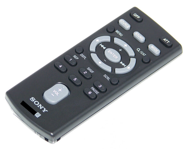 Genuine OEM Sony Remote Control Originally Shipped With: CDXGT740UI, CDX-GT740UI, DSXS200X, DSX-S200X, MEXBT39UW, MEX-BT39UW