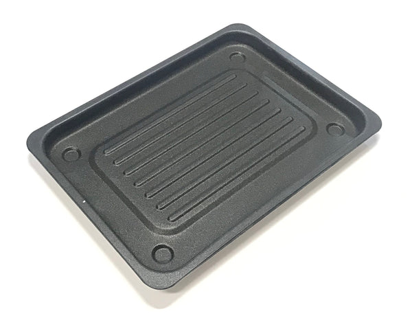 OEM Delonghi Toaster Oven Black Cooking Tray Originally Shipped With EO2058, EO2060, RO2058, RO2050, RO2050B