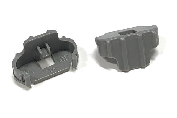 OEM Blomberg Dishwasher Rear Rail Cover / Cap - 2 Pack Originally Shipped With DDT38530X, 7658069577, DW51600SS