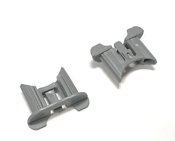 OEM Blomberg Dishwasher Rear Rail Cap - 2 Pack Originally Shipped With 7695289571, 7677449571, DWT15241NBL00