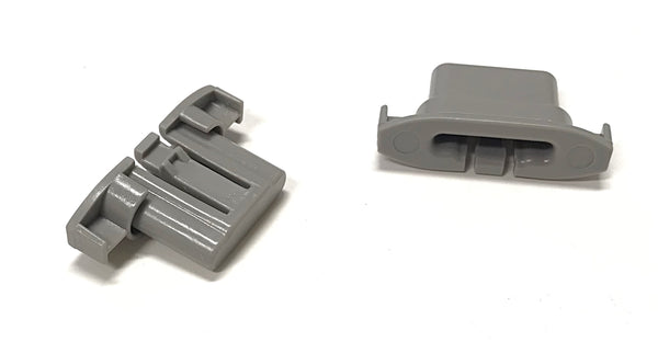 OEM Midea Dishwasher Lower Rail Caps - 2 pack Originally Shipped With MDT24H3AST, MDT24H2AST, MDT24P5AST, MDT24P4AST