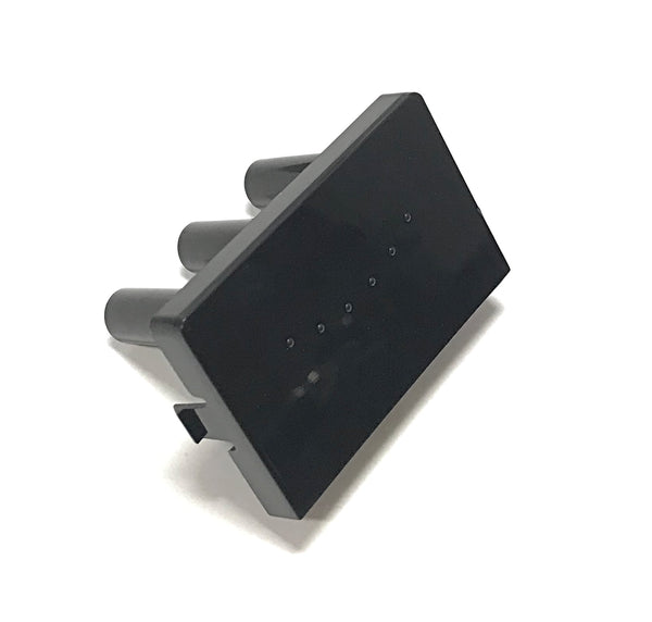 OEM Sharp Microwave Open Button - Black Originally Shipped With R530EST, R-530EST, R530EKT, R-530EKT