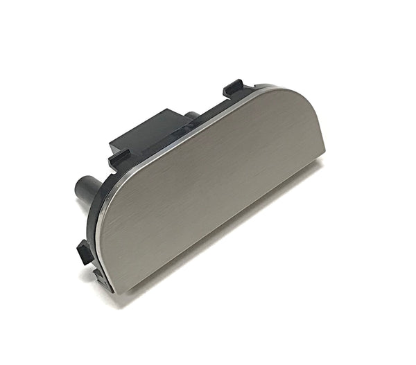 OEM Sharp Microwave Open Button - Stainless Steel Originally Shipped With R1514, R-1514, R1514T, R-1514T