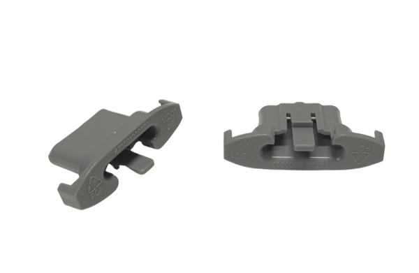 OEM Danby Dishwasher Rail Cap Stopper - 2 pack Originally Shipped With DDW1804EB, DDW1804EBSS, DDW1804EW, DDW1805EWP