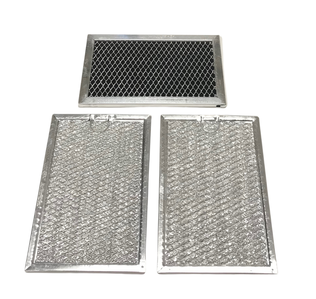 OEM LG Microwave Grease & Charcoal Filter Set Originally Shipped With