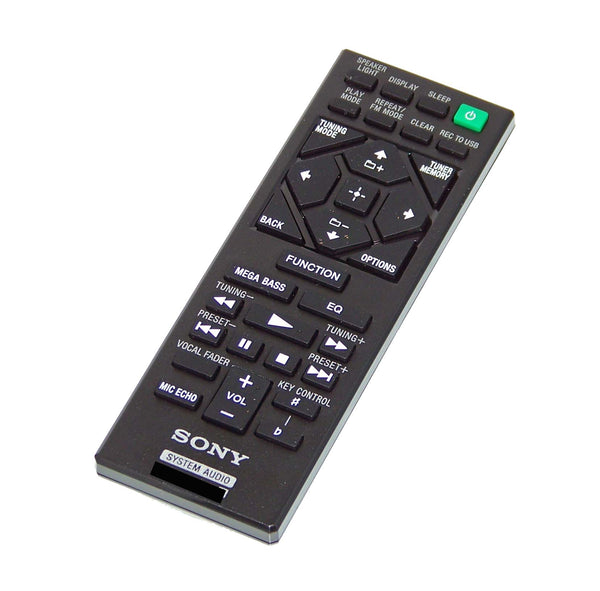 Genuine OEM Sony Remote Originally Shipped With: MHCV11, MHC-V11