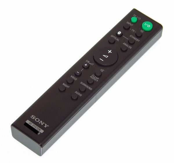 Genuine OEM Sony Remote Originally Shipped With: HT-CT180, SA-CT180
