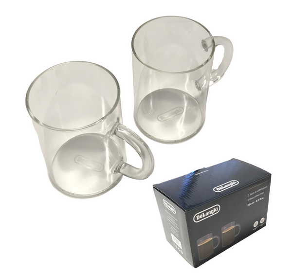OEM Delonghi Coffee Cups Set of 2 - 8.5 FL OZ Each