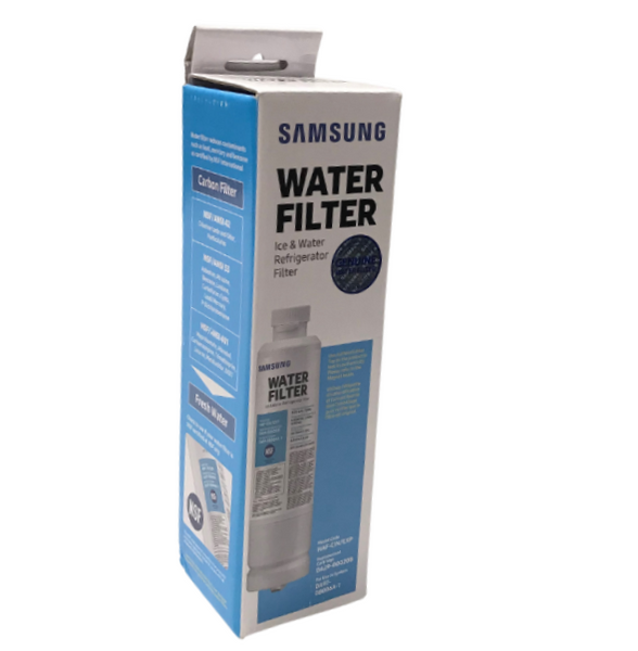Genuine OEM Samsung Water Filter Originally Shipped With RF263BEAESR, RF263BEAESR/AA, RF263BEAEWW, RF263BEAEWW/AA