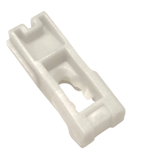 Genuine OEM Samsung Freezer Left Door Handle Support Originally Shipped With RF28R6301SG, RF28R6301SG/AA, RF28R6301SR