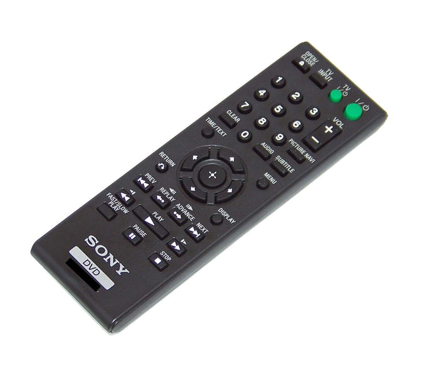 OEM Sony Remote Control Originally Shipped With: DVPSR110, DVP-SR110, DVPSR320, DVP-SR320, DVPSR310P, DVP-SR310P