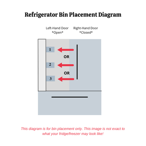 OEM LG Refrigerator Left Door Bin Originally Shipped With LFXS26596S, LFXC22526D, LFXC22596S, LFXC22526S, LFXC22596D