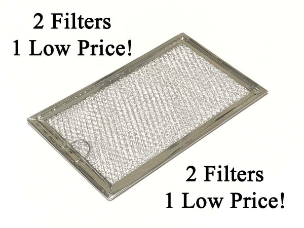 Save Money With An OEM Grease Filter 2 Pack - Measurements: 7-5/8 x 5-1/8 x 3/32 Inches