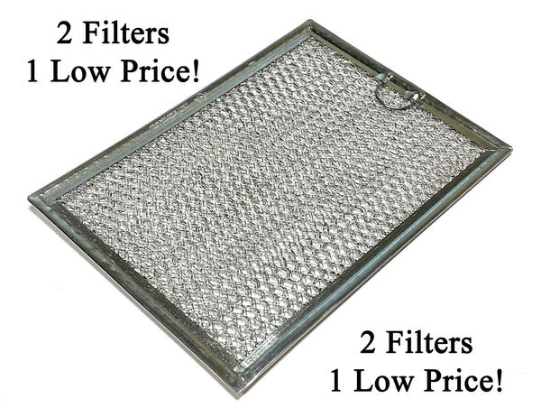 Save Money With An OEM Grease Filter 2 Pack - Measurements: 8-5/8 x 6-3/8 x 3/32 Inches