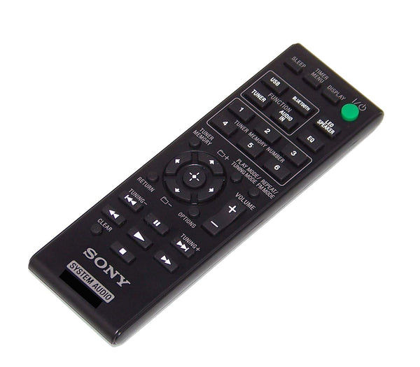 OEM Sony Remote Control Originally Shipped With: GTKN1BT, GTK-N1BT