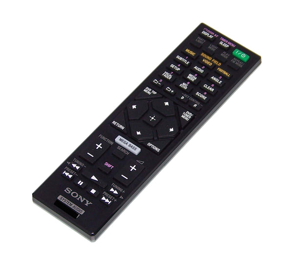 OEM Sony Remote Control Originally Shipped With: HCDSHAKEX7, HCD-SHAKEX7, SHAKEX1, SHAKEX1D, SHAKEX3D, SHAKEX7