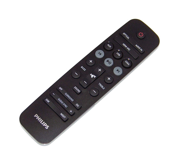 OEM Philips Remote Control Originally Shipped With: HTL2153B, HTL2153B/F7, HTL2163B/F7, HTL2153B/F7