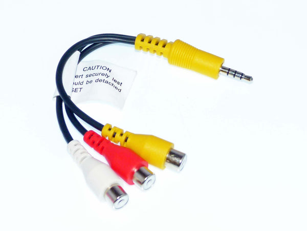 OEM Samsung Audio Video AV Cable Originally Shipped With: UN46C6400RH, UN32C4000PH, UN40B7000WM, UN40C6400RH