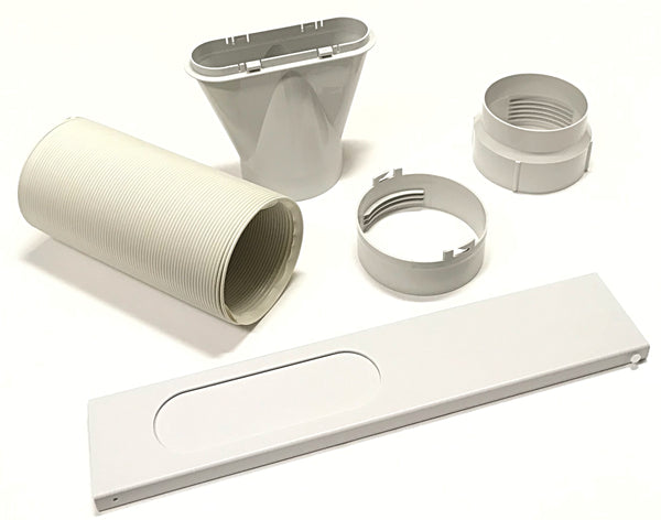 OEM Delonghi Air Conditioner AC Exhaust Window Kit Originally Shipped With PACAN140HPEWKC, PACAN140HPEWKC1A