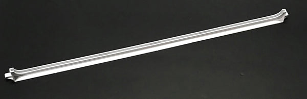 OEM Blomberg Refrigerator Glass Shelf Rear Profile Originally Shipped With 7207142583, BRFB1452SS, 7207142593