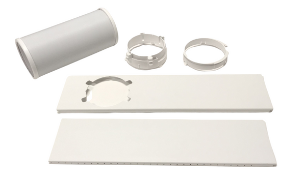 OEM Toshiba Air Conditioner AC White Window Exhaust Kit Originally Shipped With RACPD1211CRC, RAC-PD1211CRC