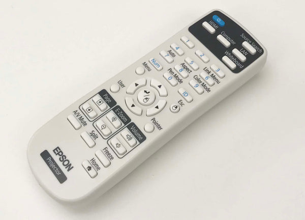 Genuine OEM Epson Projector Remote Control Shipped With BrightLink 697Ui, 696Ui