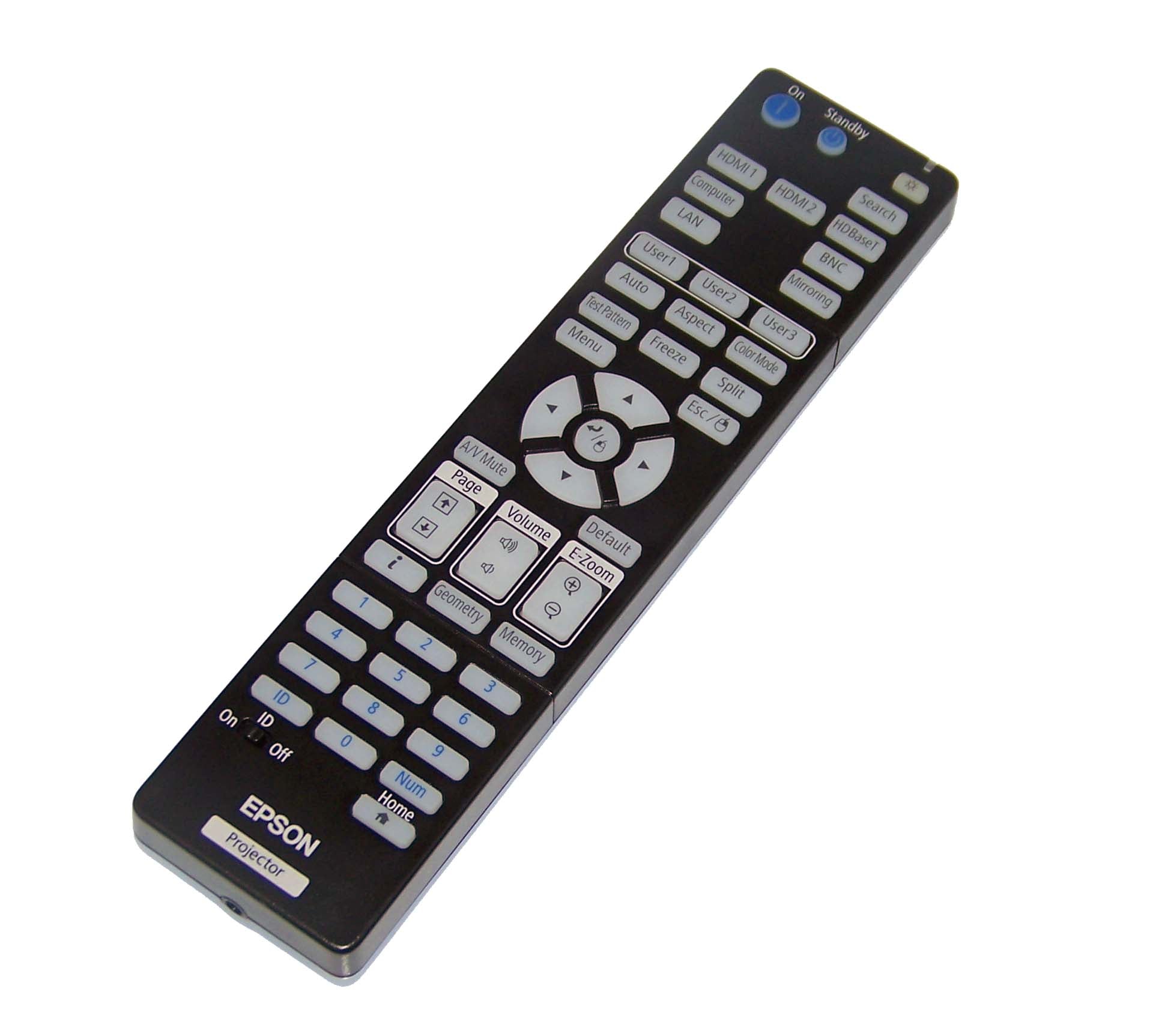 OEM Epson Projector Remote Control Shipped With PowerLite 5535U, 5510, 5520W