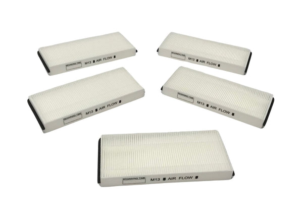 Ventilation Fan M13 Air Filter - 5 Pack - Compatible With Panasonic Model Numbers FV10VE2, FV10VEC2R