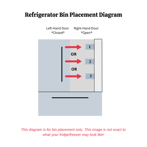 OEM Samsung Refrigerator Right Door Bin Basket Originally Shipped With RF27T5201SG/AA, RF28T5001SR, RF28T5001SR/AA