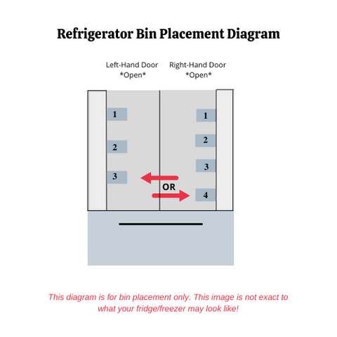 OEM Frigidaire Refrigerator Bottom Door Bin Originally Shipped With FGHG2368TF0, FGHG2368TF1, FGHG2368TF2, FGHG2368TF3