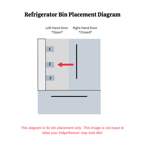 OEM Samsung Refrigerator Door Bin Basket Originally Shipped With RF263TEAESG, RF263TEAESG/AA, RF263TEAESP