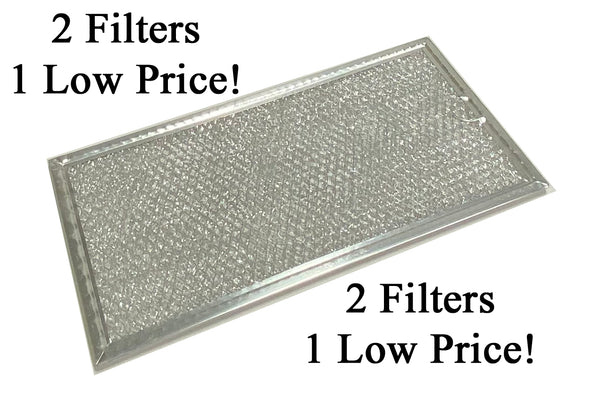 Save Money With An OEM Grease Filter 2 Pack - Measurements: 12-1/4 x 6-1/2 x 3/32 Inches