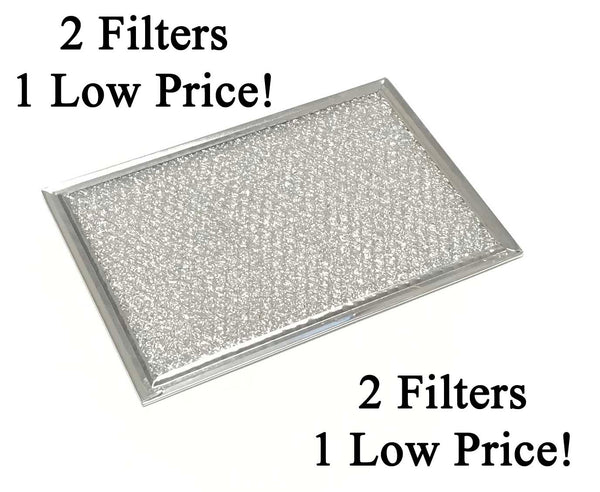 Save Money With An OEM Grease Filter 2 Pack - Measurements: 7-1/2 x 5-7/16 x 3/32 Inches