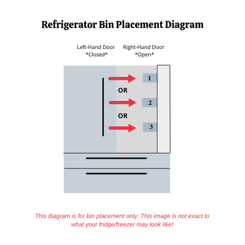 OEM Samsung Refrigerator Right Door Bin Clear Window Insert Only Originally Shipped With RF4287HAPN, RF4287HAPN/XAA