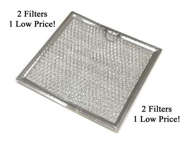 Save Money With An OEM Grease Filter 2 Pack - Measurements: 6-3/4 x 6-3/8 x 3/32 Inches
